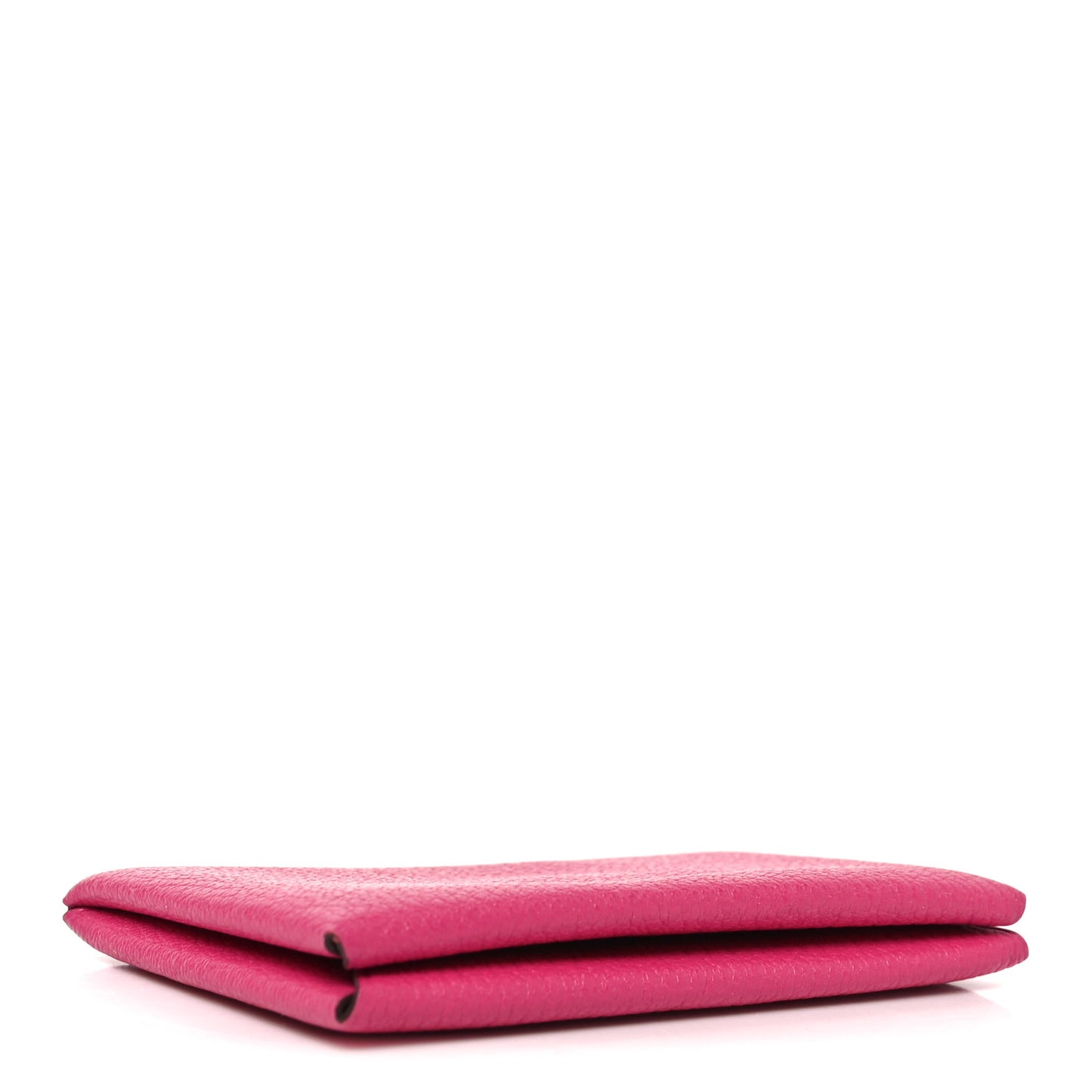 Chevre Mysore Calvi Card Case Rose Pourpre