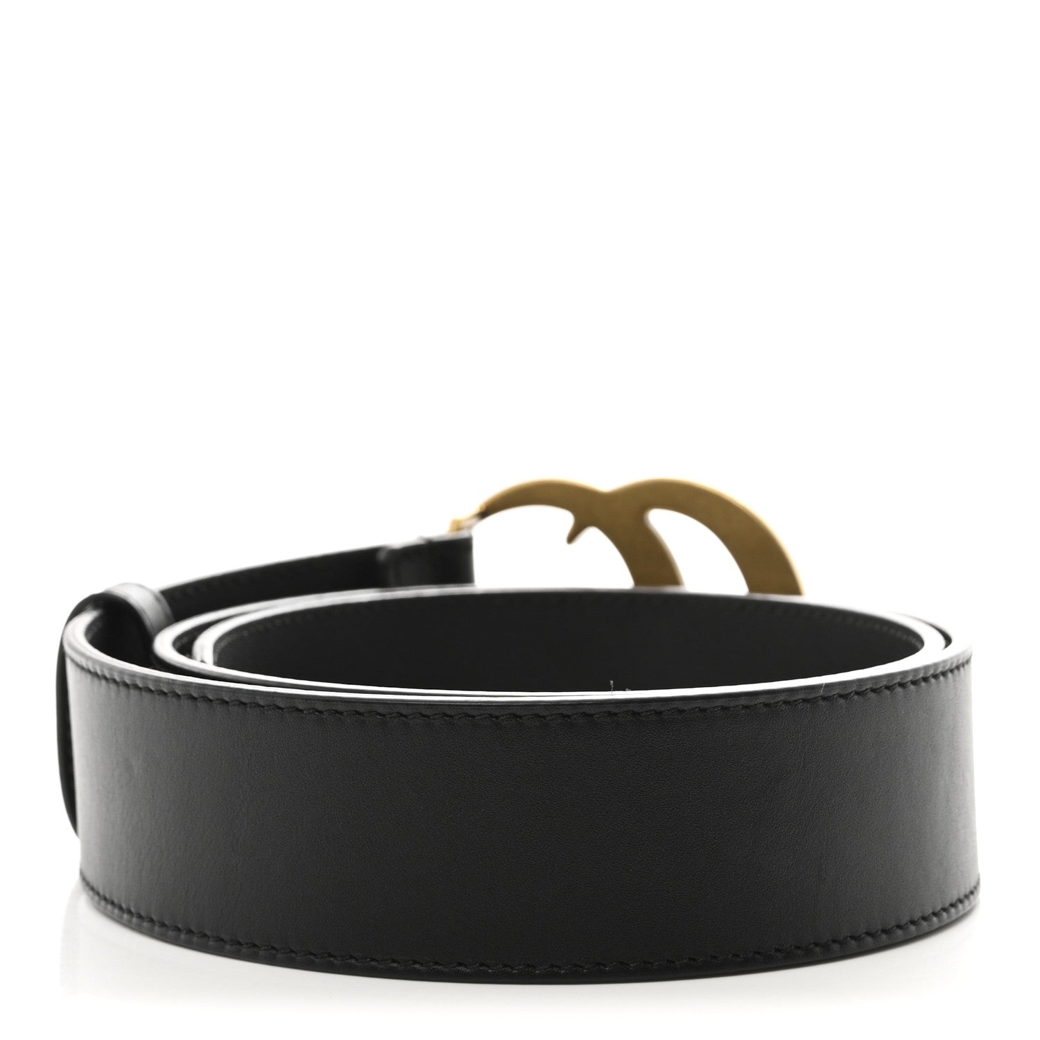 Gucci Calfskin Double G 40mm Belt 80 32 Black 2 of 6
