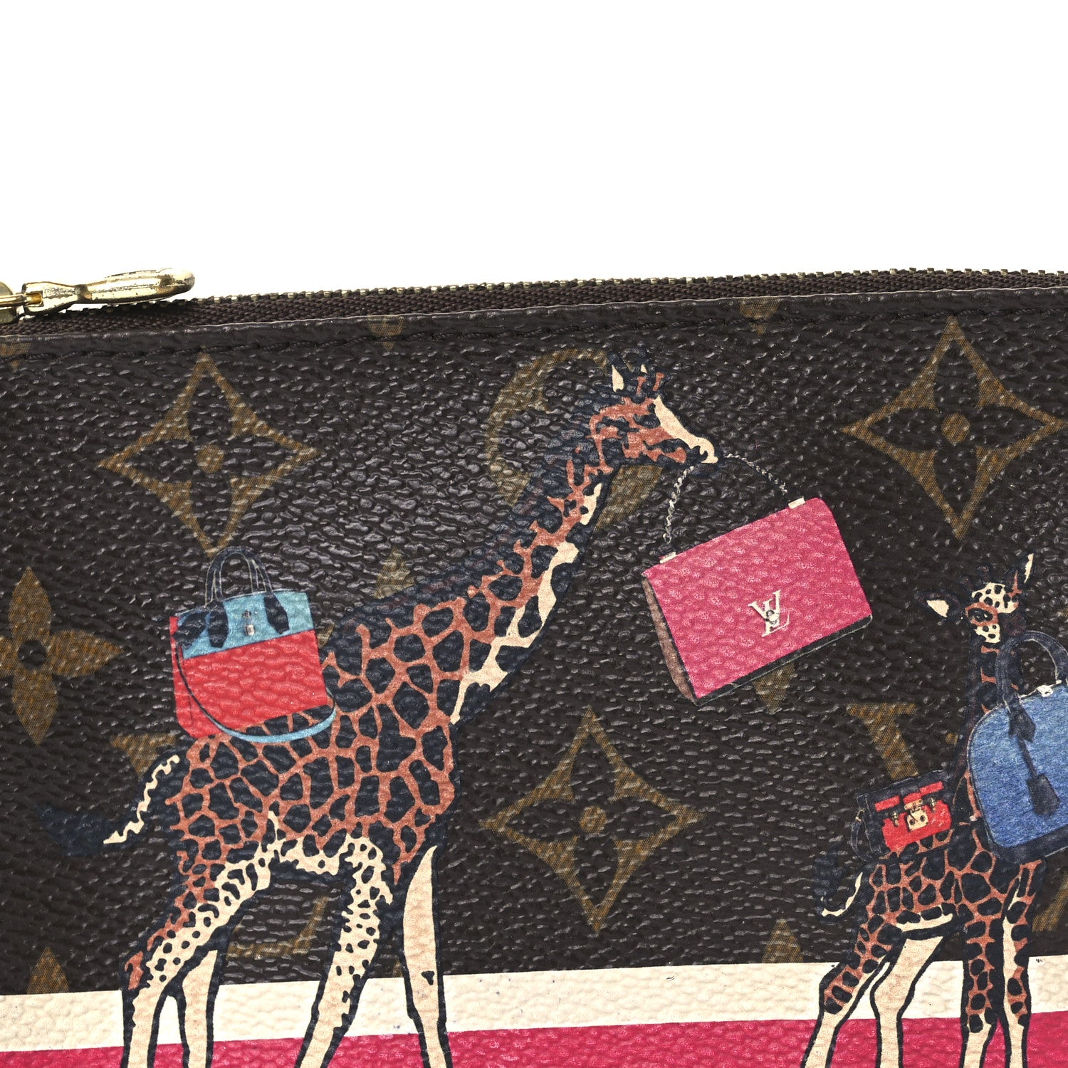 Louis Vuitton Monogram 2017 Christmas Animation Mini Pochette Accessories 8 of 14