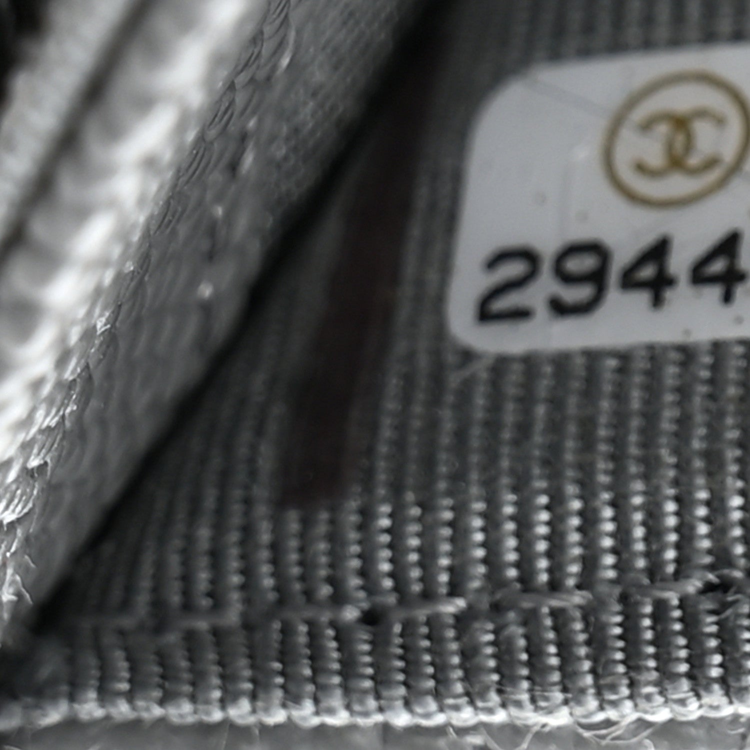 Chanel Caviar Quilted Flap Card Holder Wallet Dark Grey 8 of 9