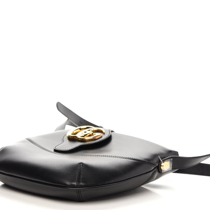 Gucci Calfskin Medium Arli Shoulder Bag Black 10 of 11