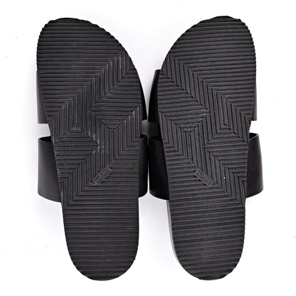 Hermes Calfskin Mens H Sandals 43 Black 6 of 11