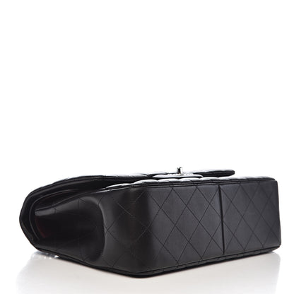 Chanel Lambskin Quilted Jumbo Double Flap Black 4 of 12