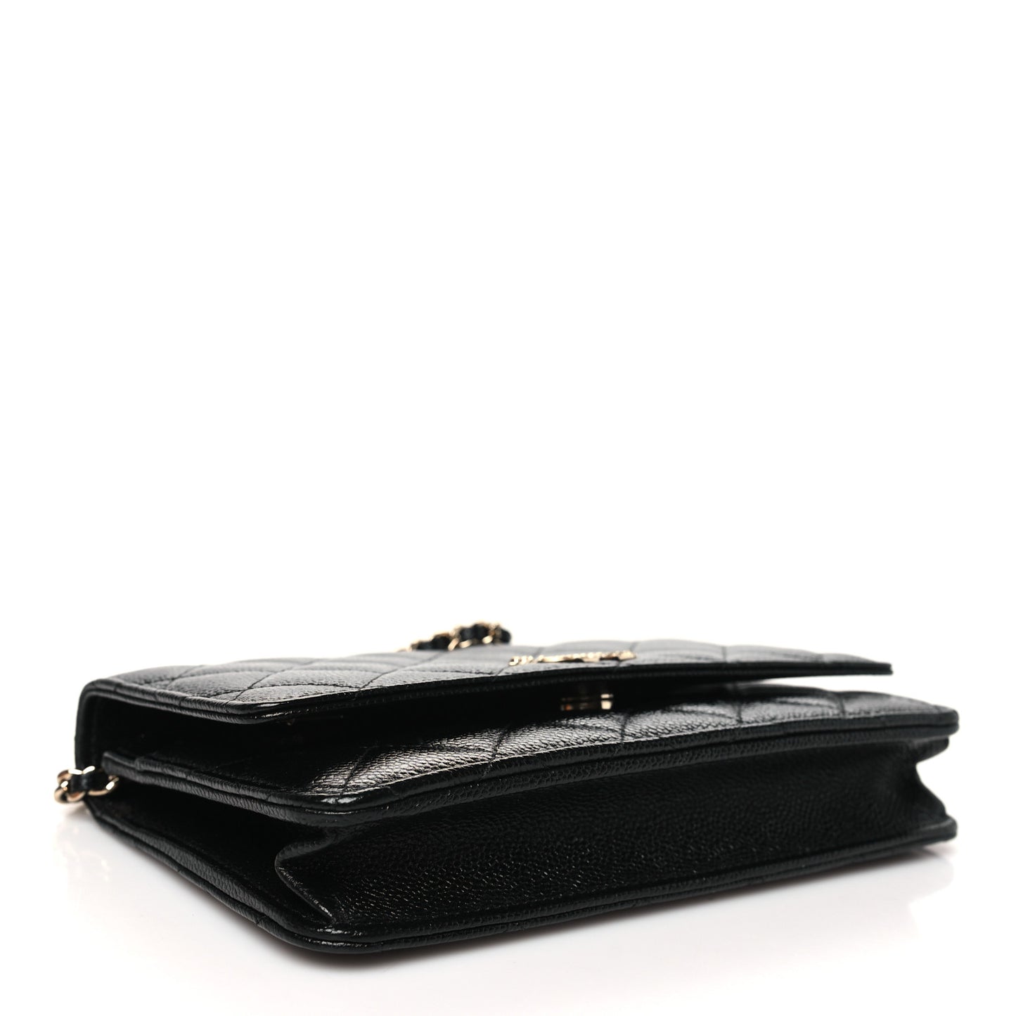 Caviar Quilted Multi Chain Wallet On Chain WOC Black