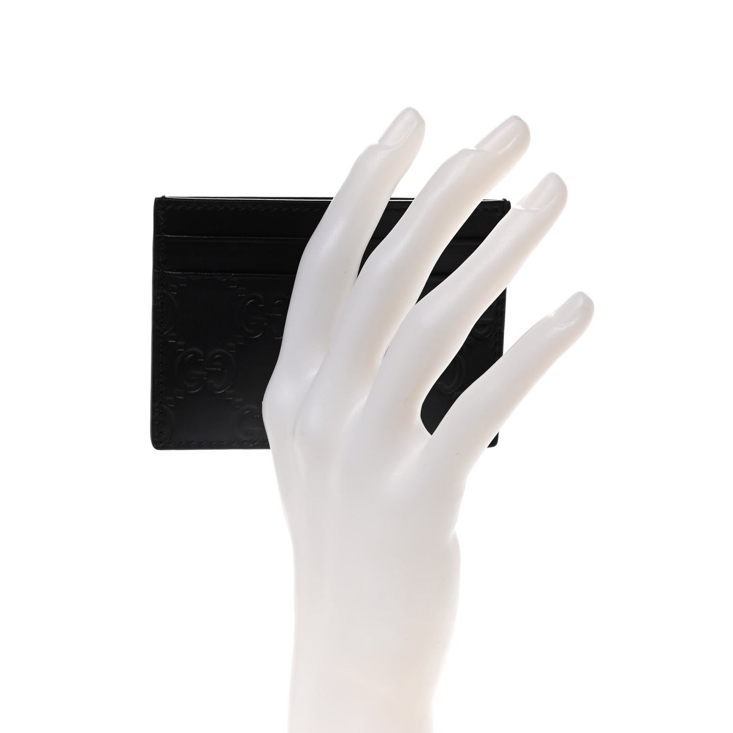 Guccissima Card Holder Black