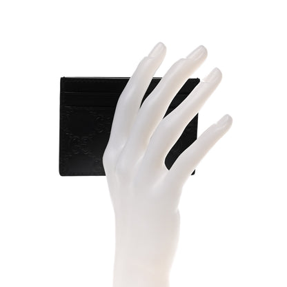 Gucci Guccissima Card Holder Black 2 of 5