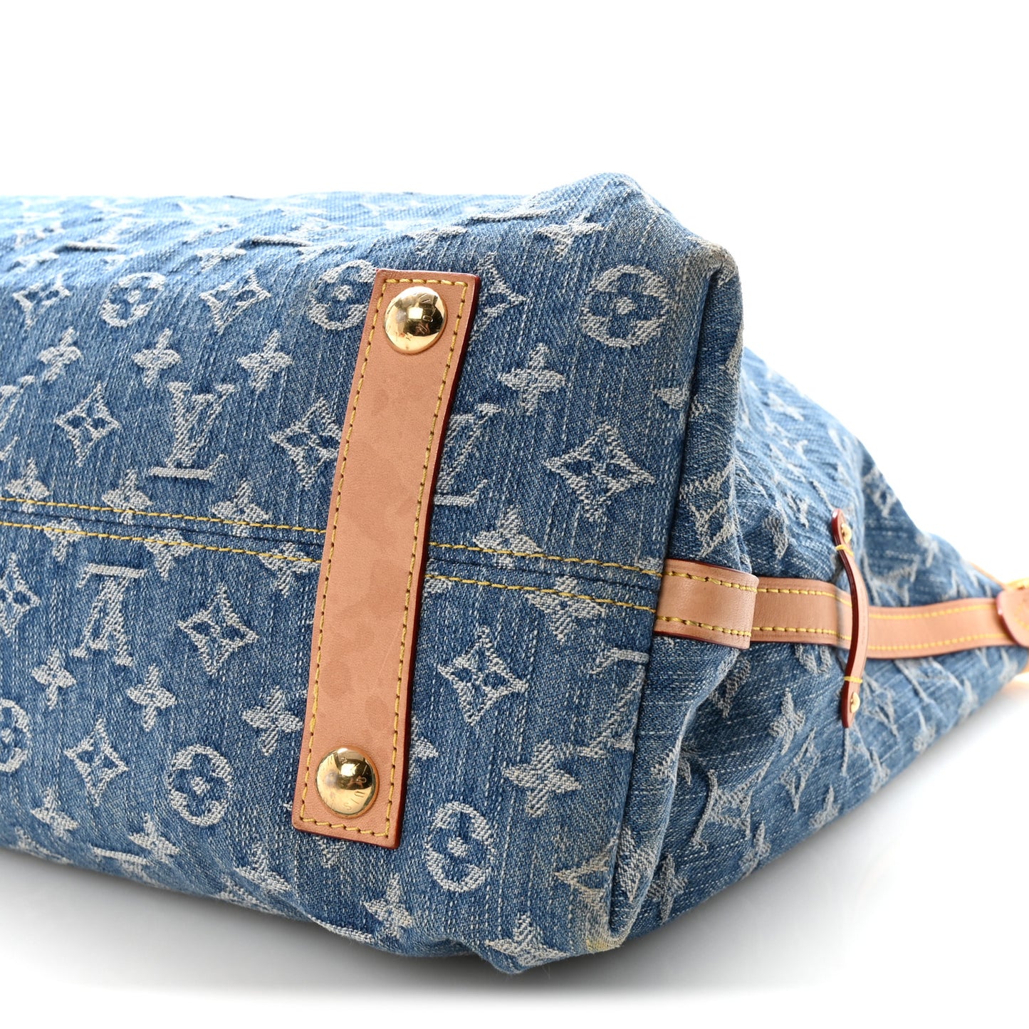 Monogram Denim CarryAll MM Blue