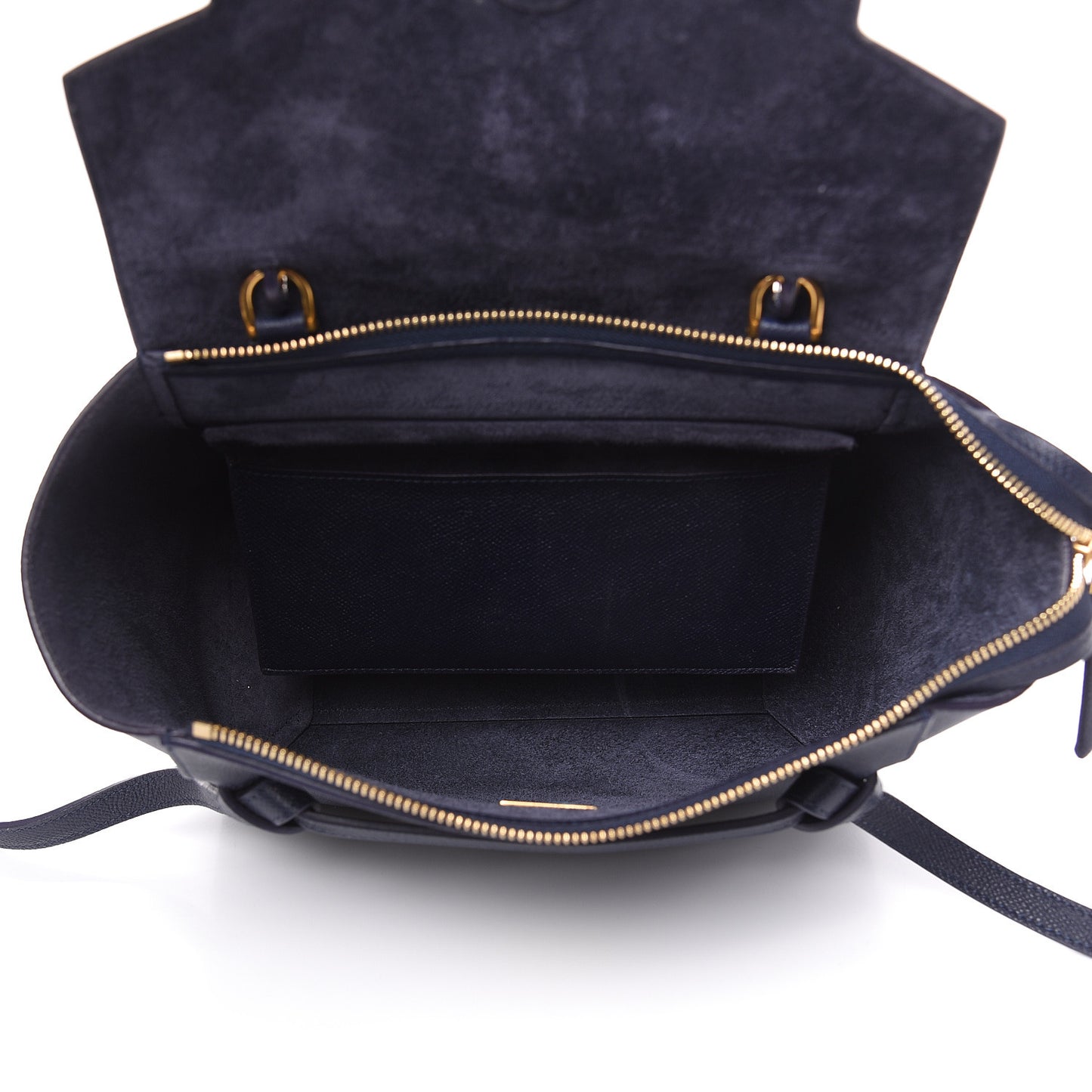 Baby Grained Calfskin Micro Belt Bag Midnight