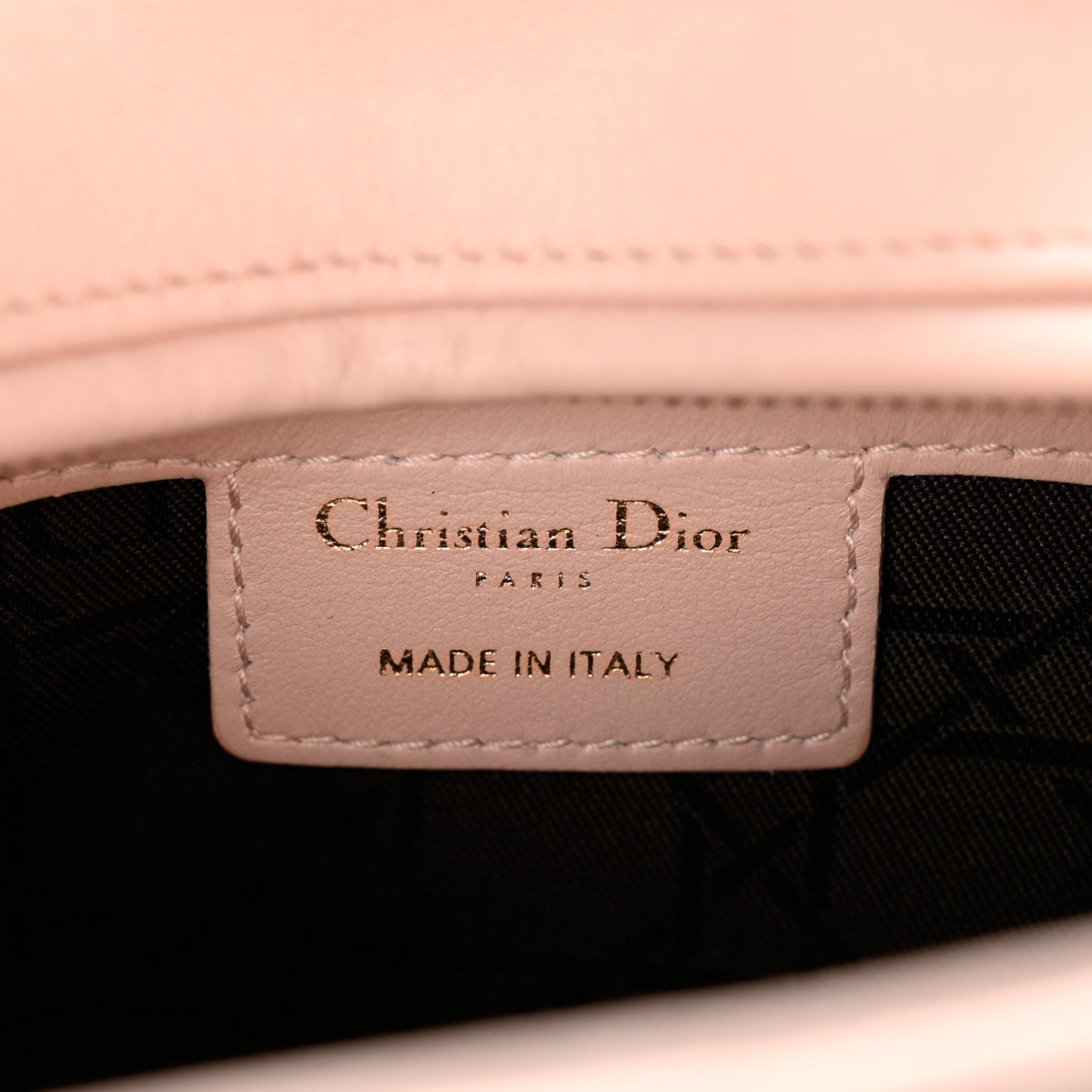 Lambskin Cannage Medium Lady Dior Light Pink
