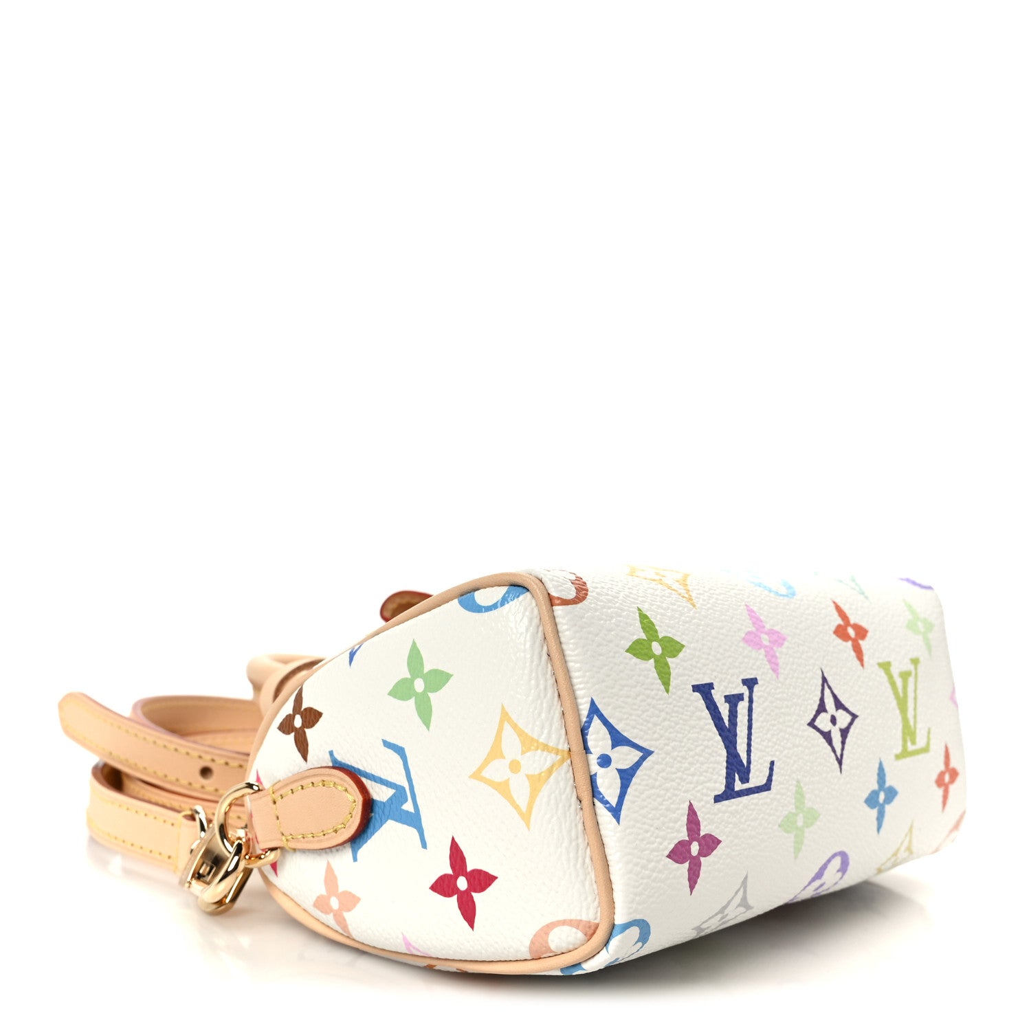 Louis Vuitton LV X TM Monogram Multicolor Nano Speedy White White 4 of 11