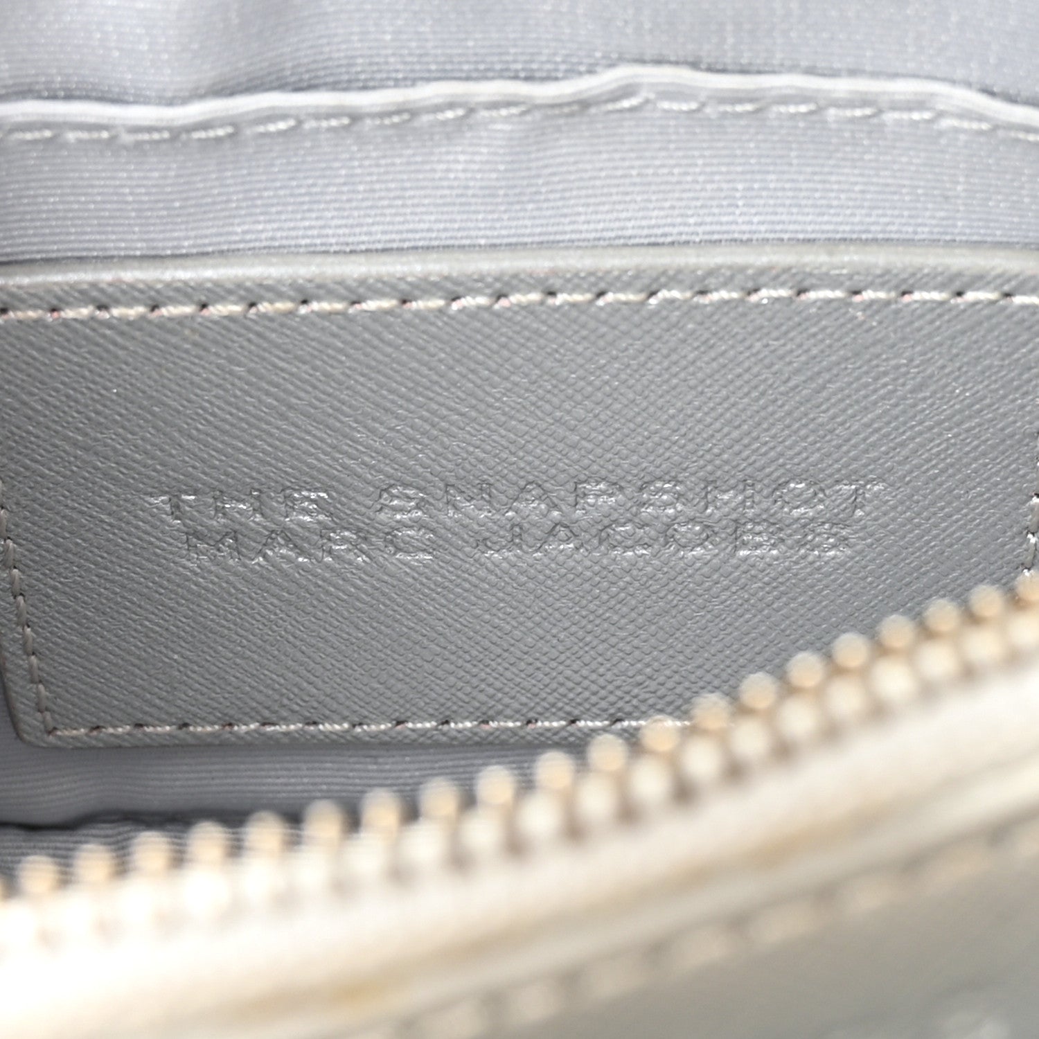 Marc Jacobs Metallic Saffiano Small Snapshot Camera Bag Silver 7 of 12