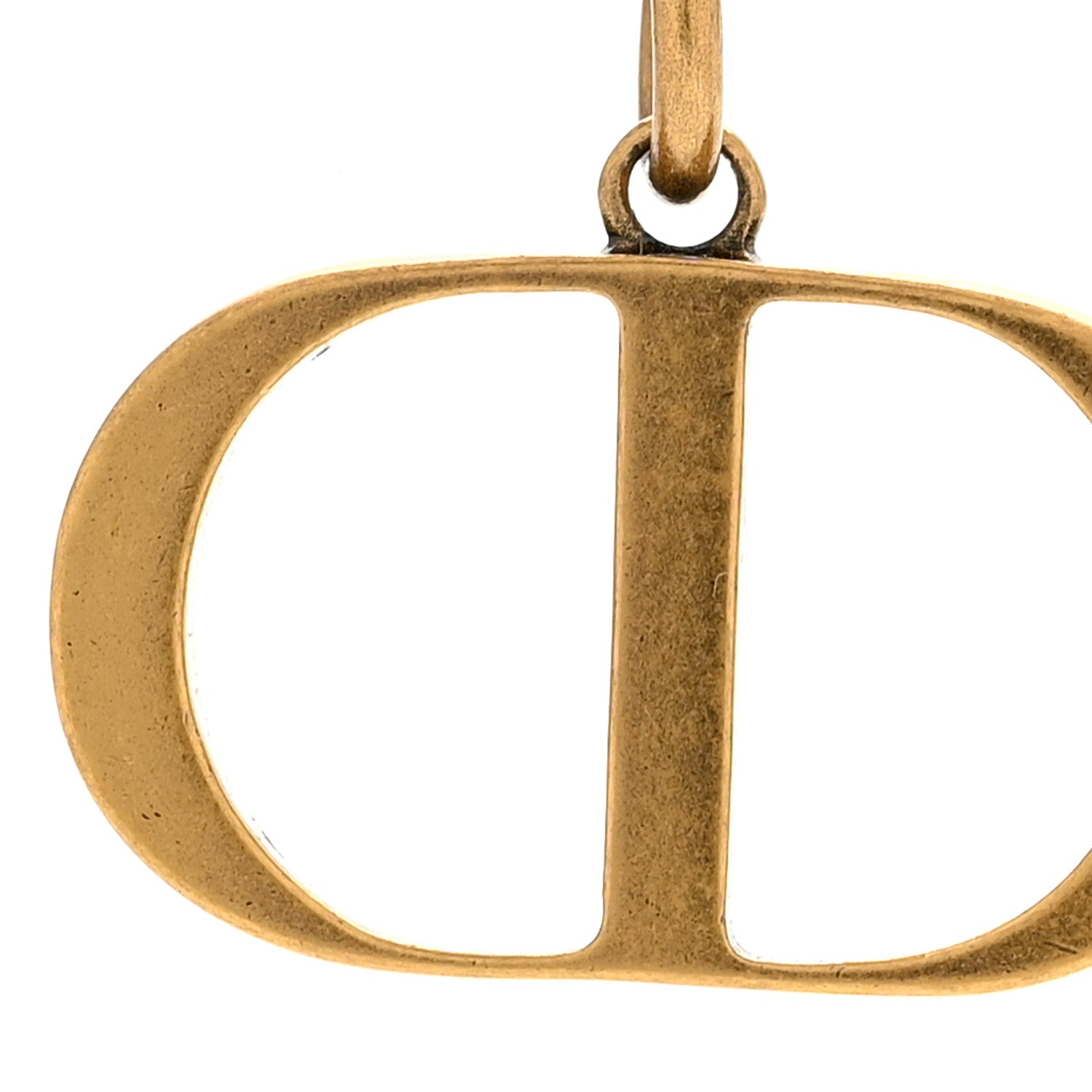 Christian Dior Metal 30 Montaigne Necklace Aged Gold 6 of 6