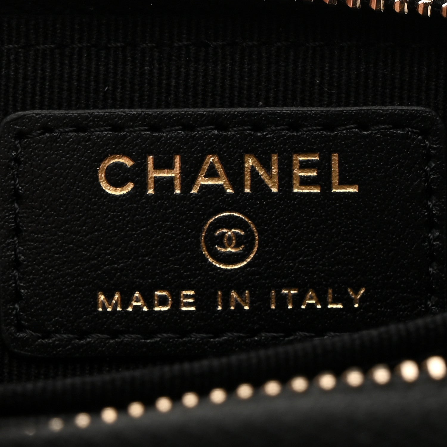 Chanel Caviar Quilted Boy Zip Around Coin Purse Wallet Black 6 of 8
