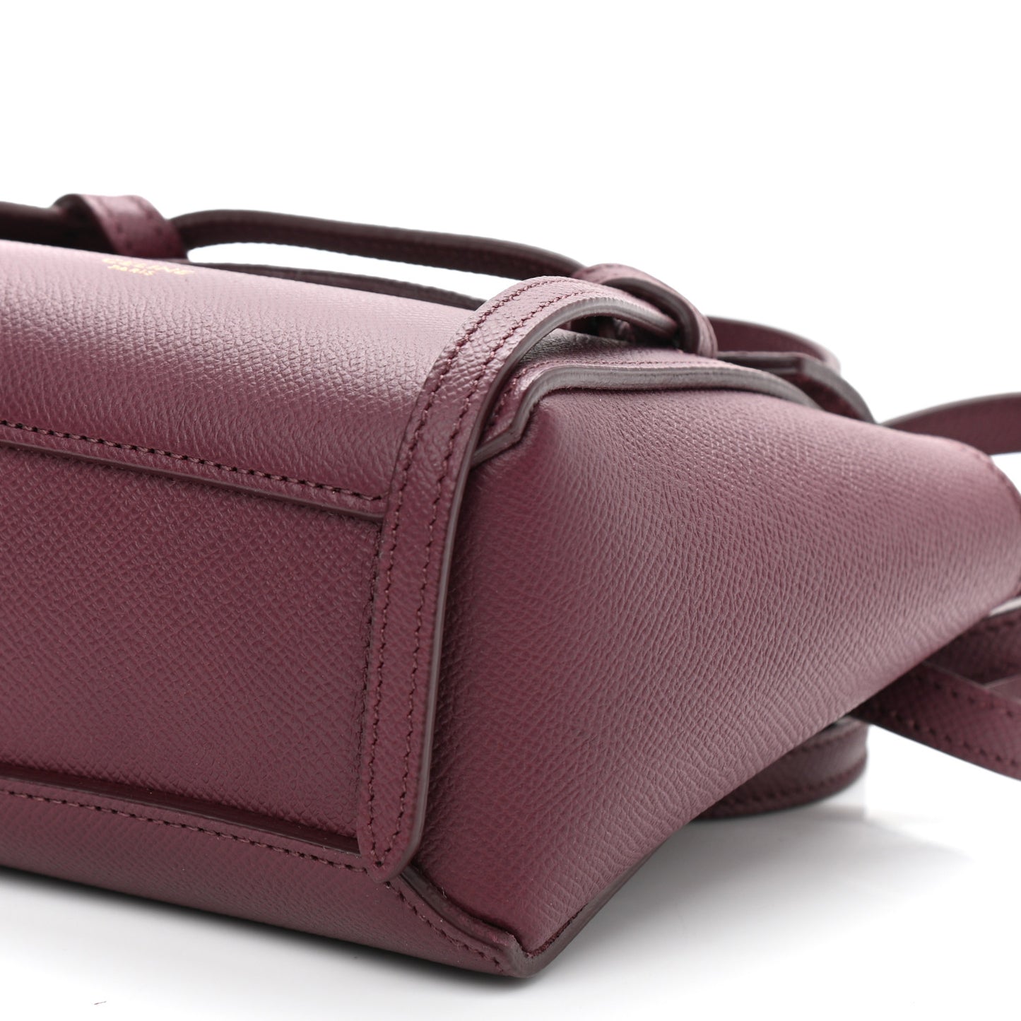 Grained Calfskin Pico Belt Bag Acai