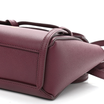 Celine Grained Calfskin Pico Belt Bag Acai 9 of 9