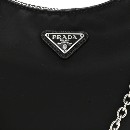 Prada Nylon Re-Edition 2005 Shoulder Bag Black 8 of 10