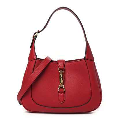 Gucci Ancora Calfskin Small Jackie 1961 Hobo Red 1 of 10