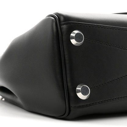 Balenciaga Smooth Calfskin Mini Bel Air Carry All Bag Black 8 of 9