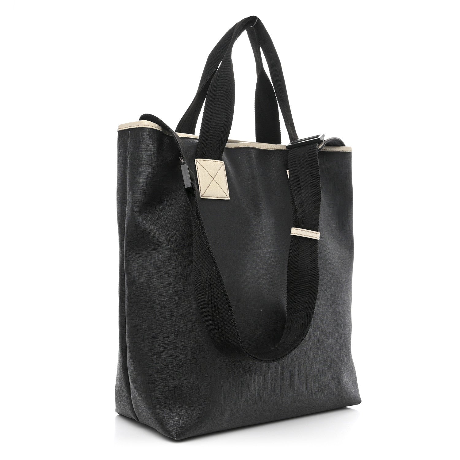 Gucci Coated Canvas Large Logo Tote Black 3 of 11