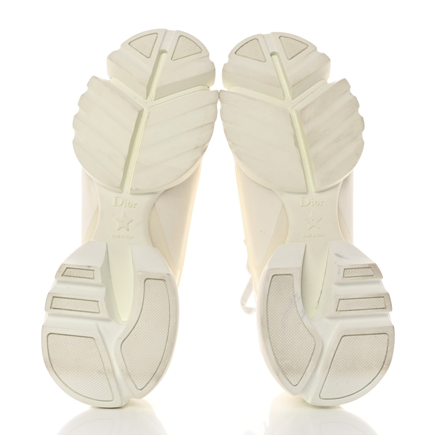 Christian Dior Technical Fabric Rubber Womens D-Connect Sneakers 39.5 White 5 of 8