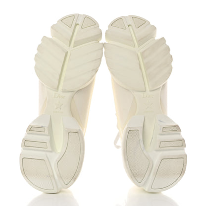 Christian Dior Technical Fabric Rubber Womens D-Connect Sneakers 39.5 White 5 of 8