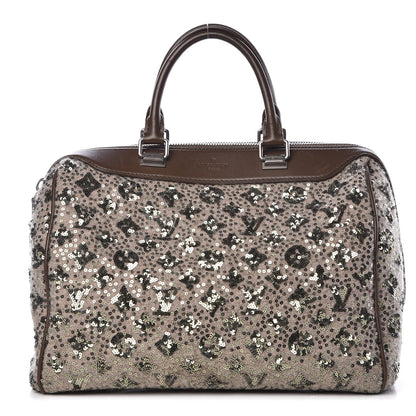 Louis Vuitton Sequin Monogram Sunshine Express Speedy Kaki 1 of 23