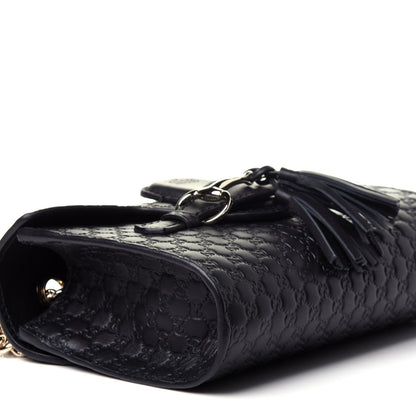 Gucci Microguccissima Mini Emily Shoulder Bag Black 8 of 12