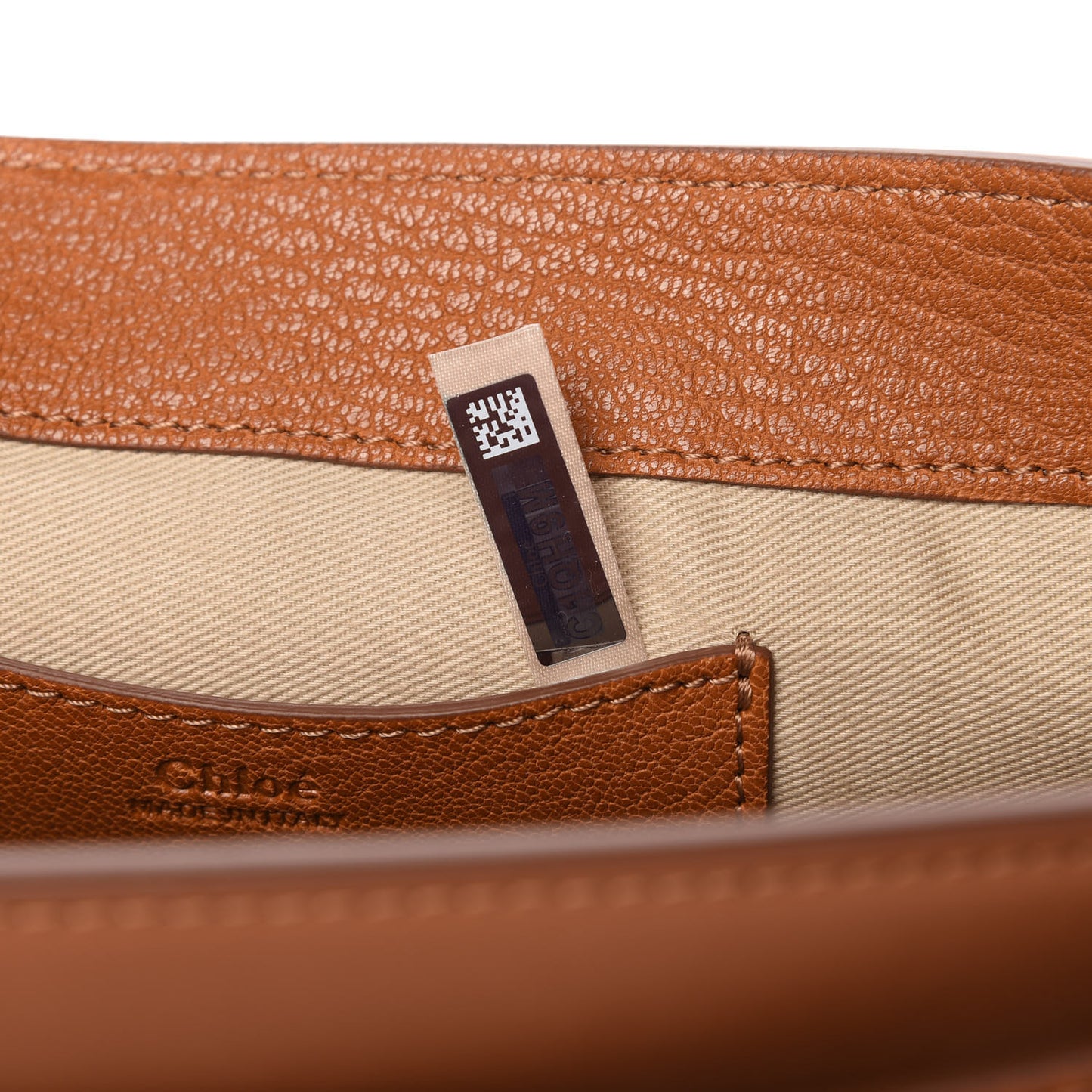 Grained Calfskin Large Tess Bag Caramel