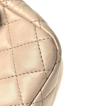 Chanel Lambskin Quilted Valentine Charms Medium Single Flap Beige 11 of 13