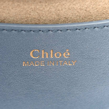 Chloe Small Grain Calfskin Kiss Bag Gentle Blue 6 of 9