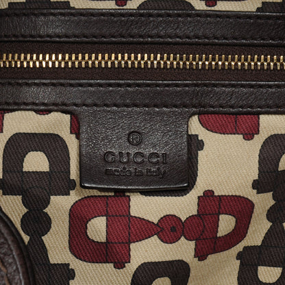 Gucci Leather Guccissima Large Signoria Hobo Dark Brown 6 of 7