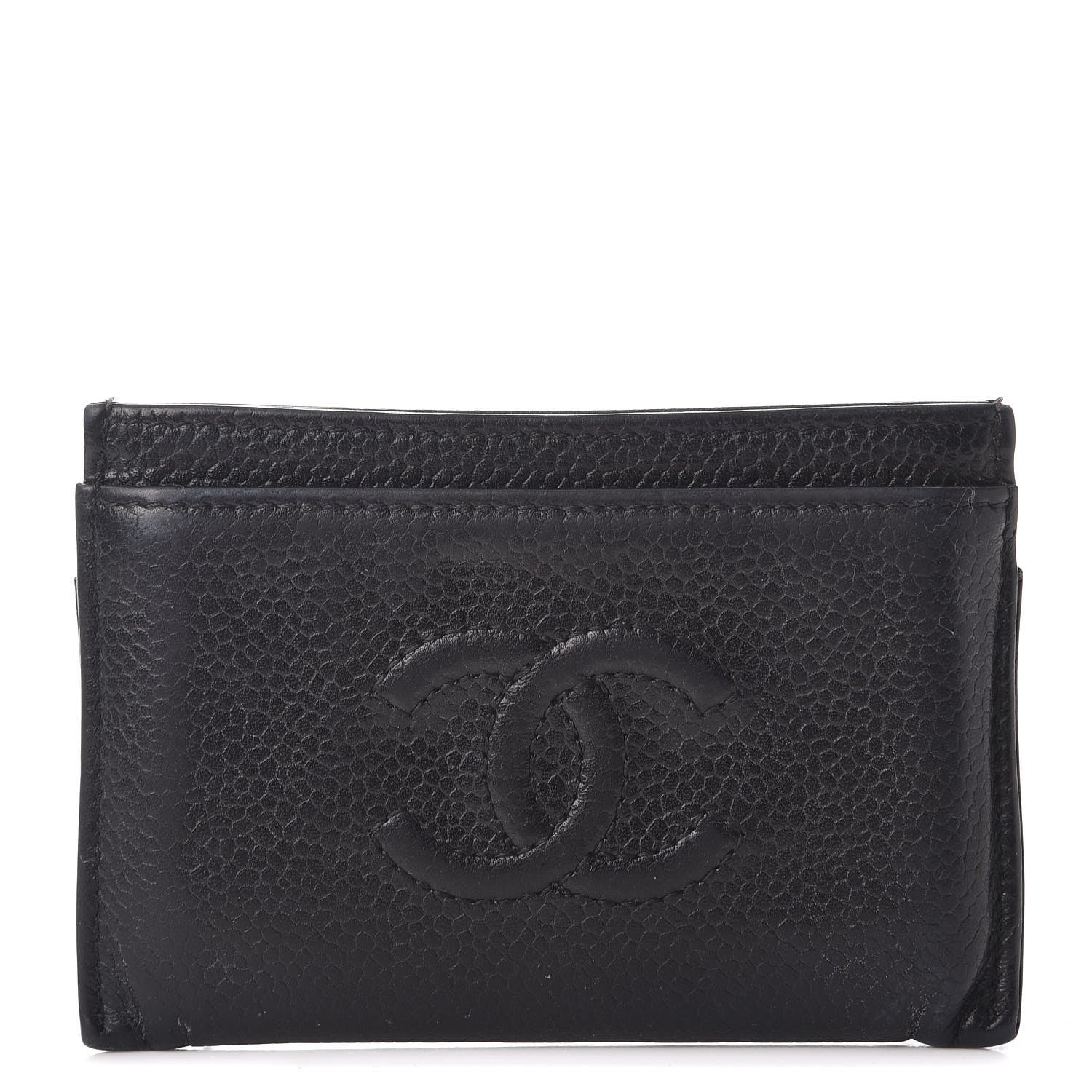 Chanel Caviar Timeless CC Card Holder Black 1 of 14