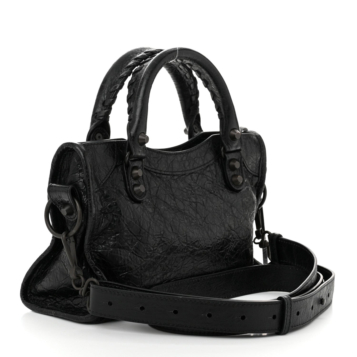 Balenciaga Agneau Arena Classic Hardware Le City Mini  Black 3 of 10