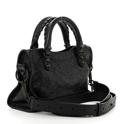 Balenciaga Agneau Arena Classic Hardware Le City Mini  Black 3 of 10