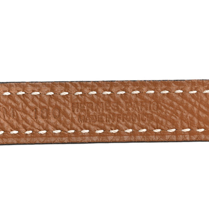 Hermes Swift Epsom 13mm Focus Belt 85 34 Black Gold 5 of 7