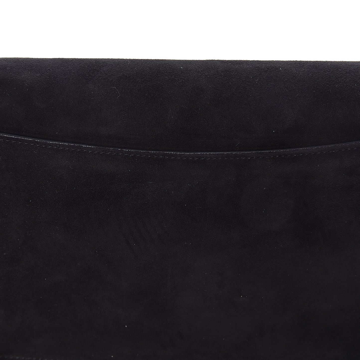 Suede Calfskin Monogram Le Sept Chain Bag Black