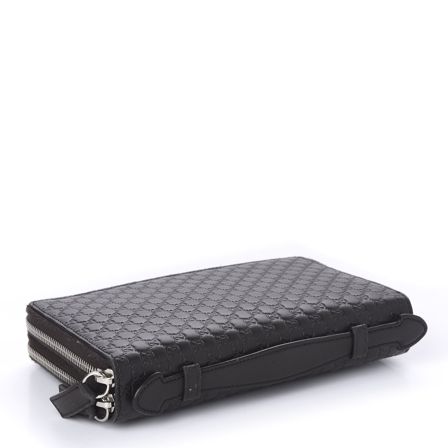 Gucci Soft Microguccissima Zip Around Top Handle Travel Wallet Loess 4 of 12