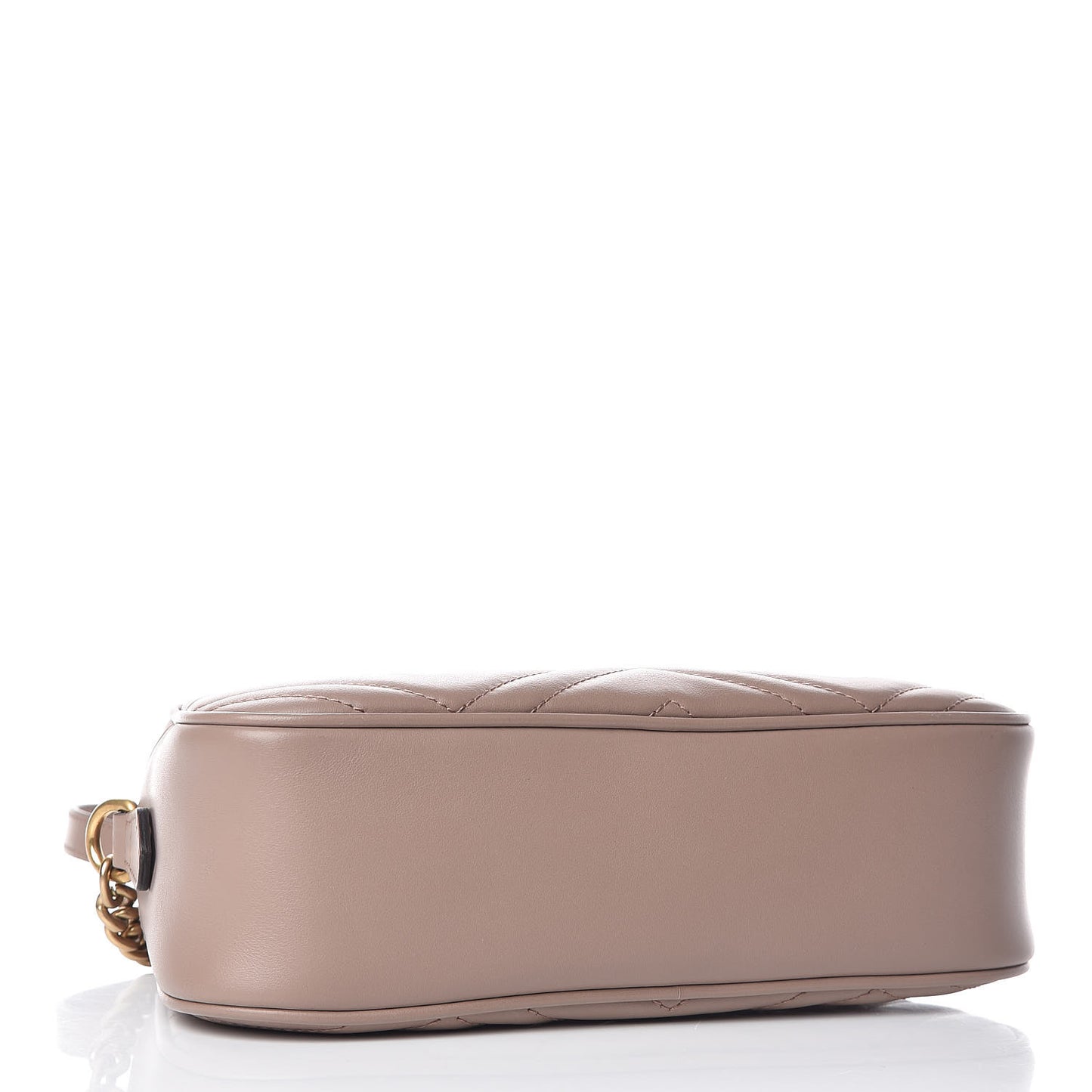 Calfskin Matelasse Small GG Marmont Chain Shoulder Bag Porcelain Rose