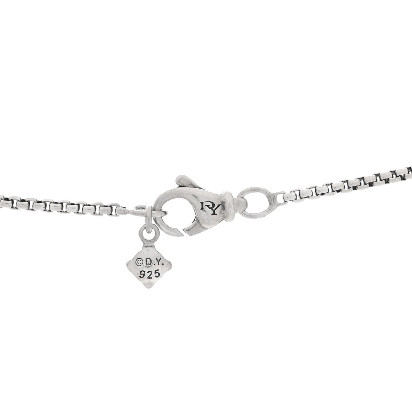 Sterling Silver Diamond Pave 7mm Petite Albion Pendant Necklace