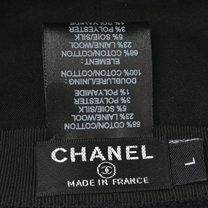Chanel Tweed Fantasy CC Cap L Black 9 of 9