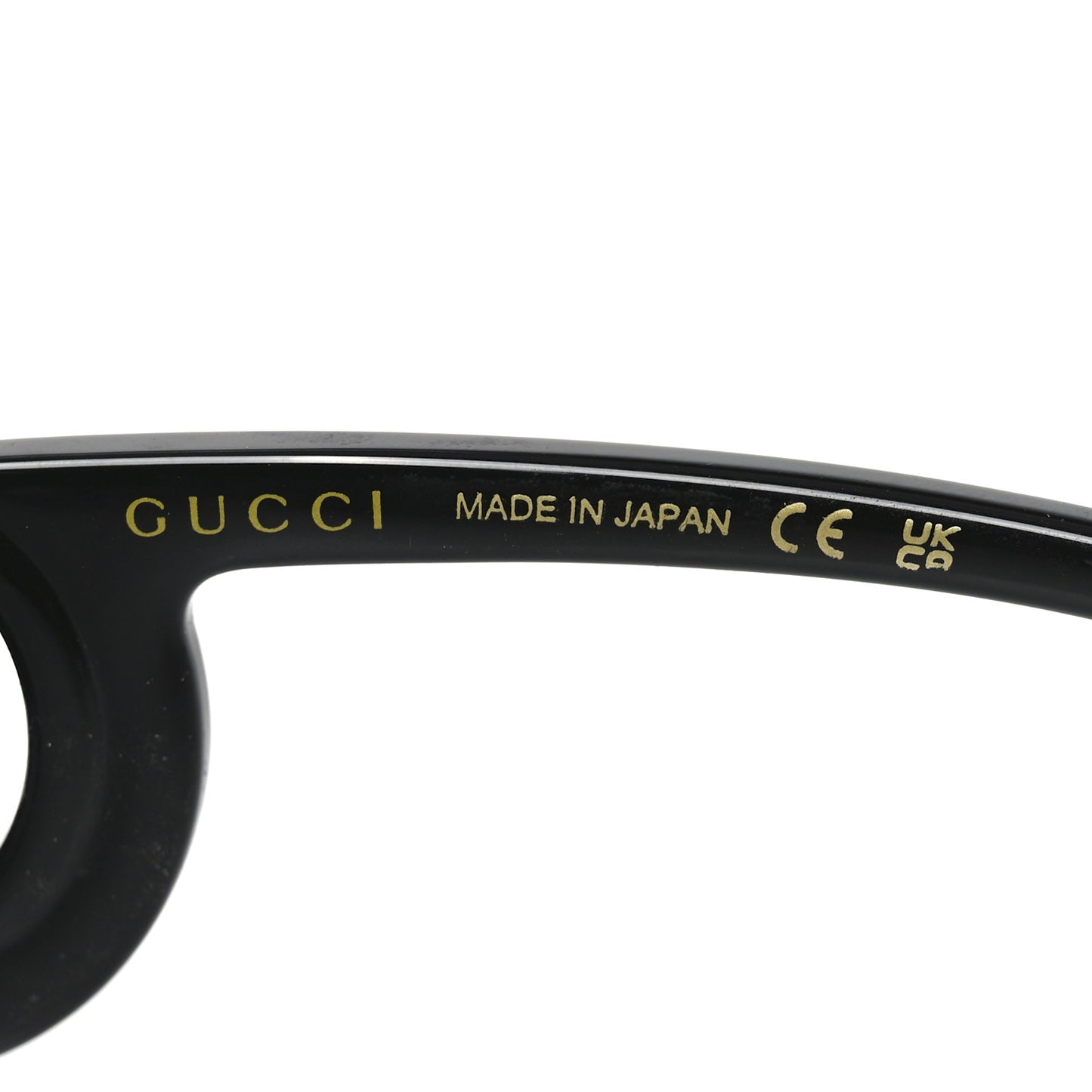 Acetate Rectangle Frame Sunglasses GG1326S Black