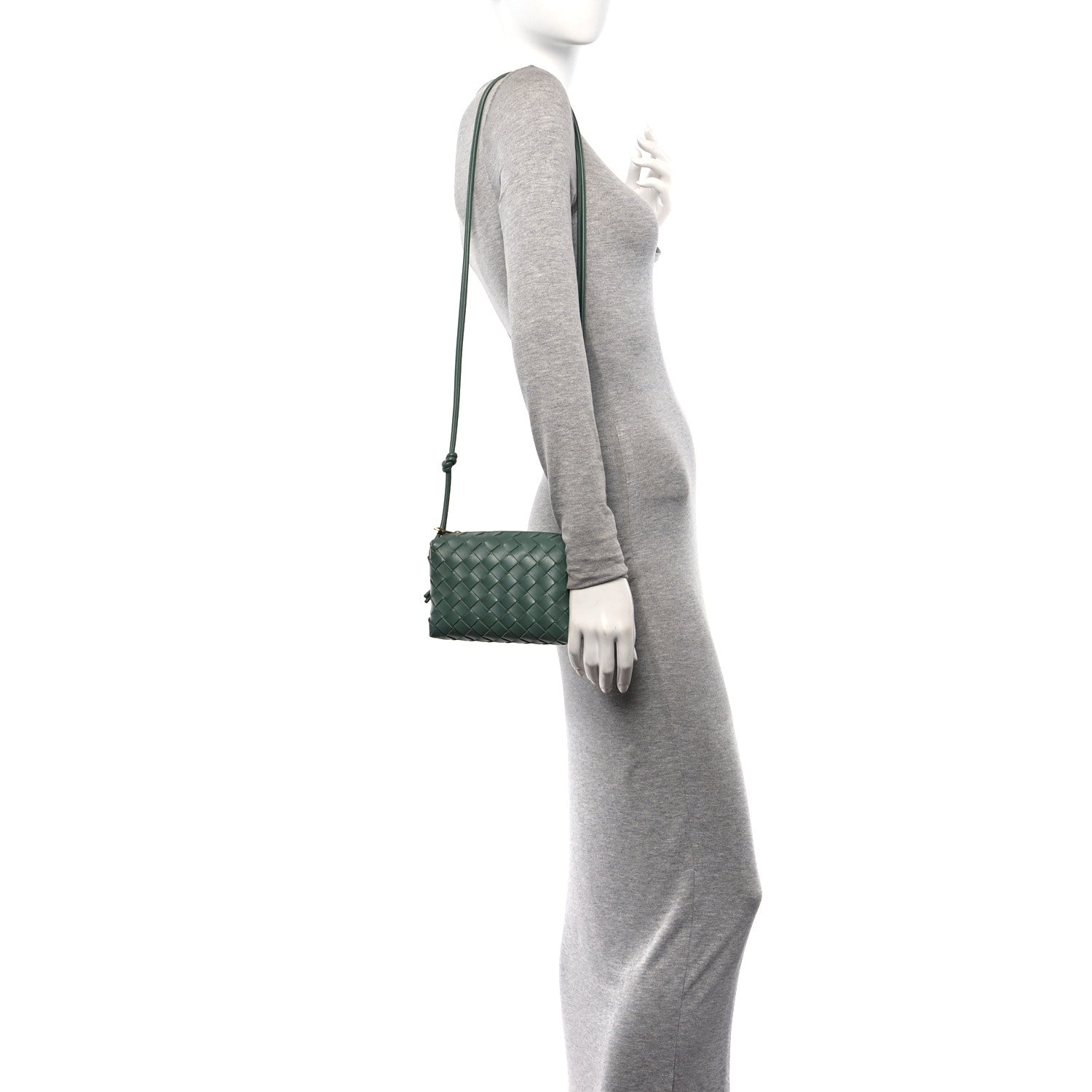 Bottega Veneta Nappa Intrecciato Mini Loop Camera Bag Aloe 2 of 9