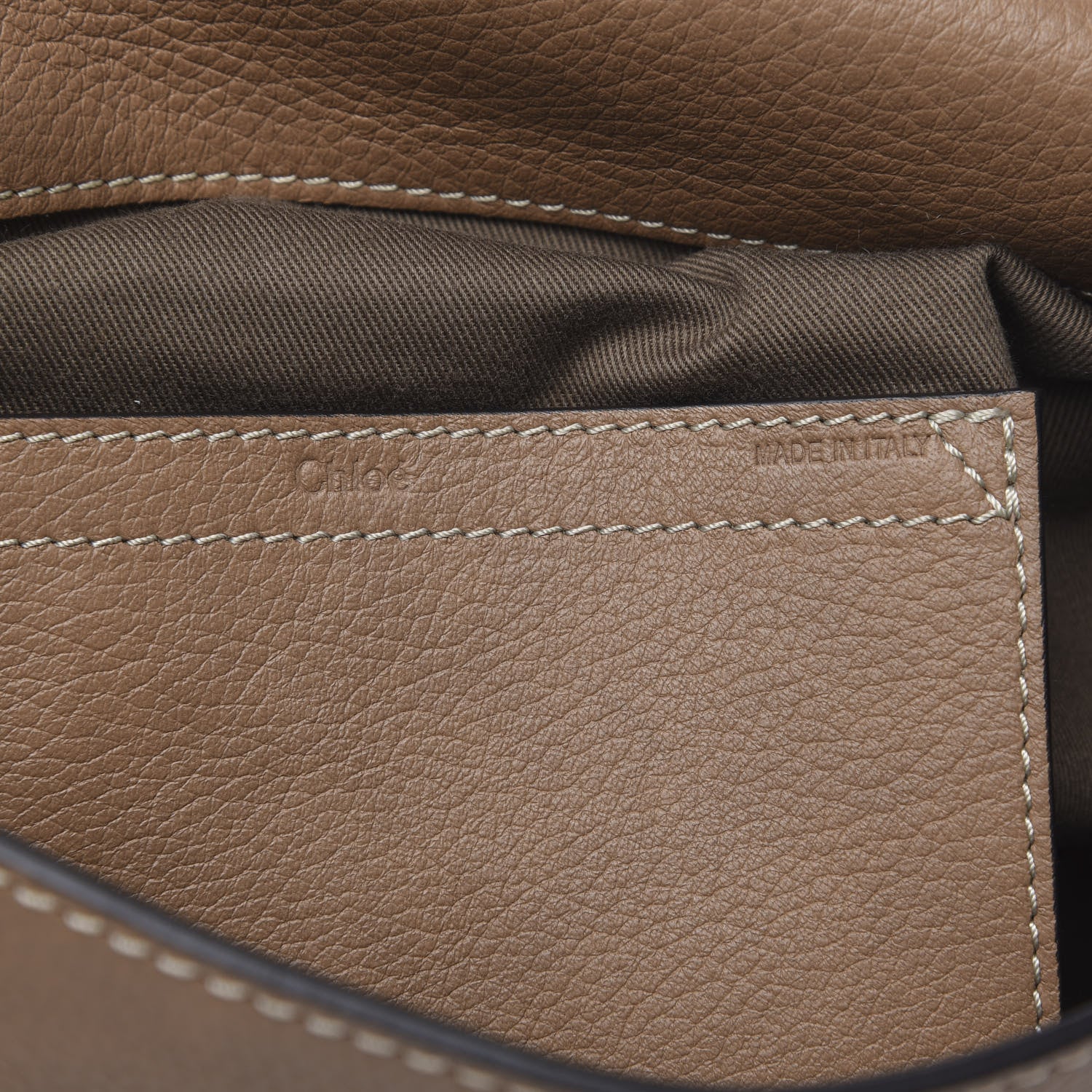 Chloe Calfskin Medium Marcie Round Crossbody Bag Nut 6 of 9