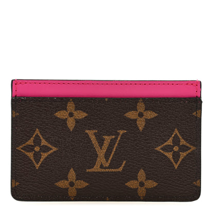 Louis Vuitton Monogram Card Holder Rose 1 of 6