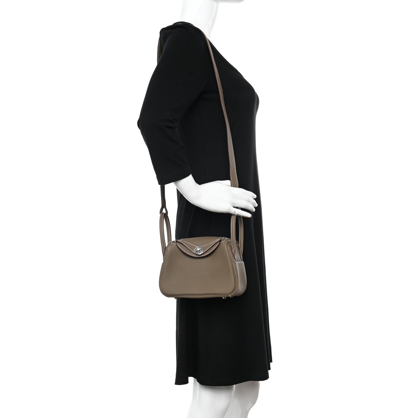 Taurillon Clemence Mini Lindy 20 Etoupe