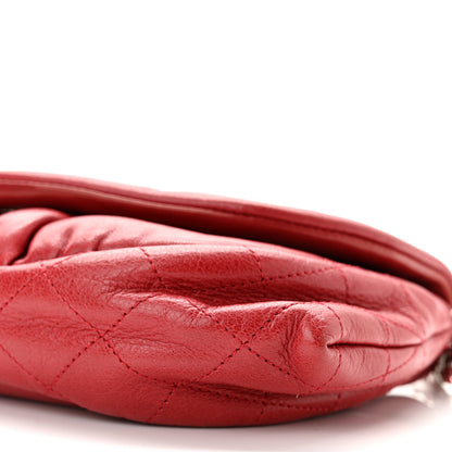 Chanel Lambskin Half Moon Wallet On Chain WOC Red 11 of 11
