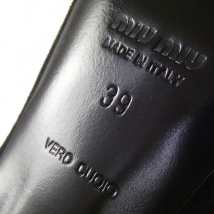 Miu Miu Suede Pop Pumps 39 5 of 6