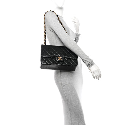 Chanel Caviar Quilted Jumbo Double Flap Black 2 of 11