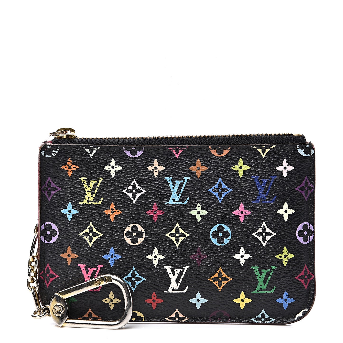 Monogram Multicolor Key Pouch Black Grenade