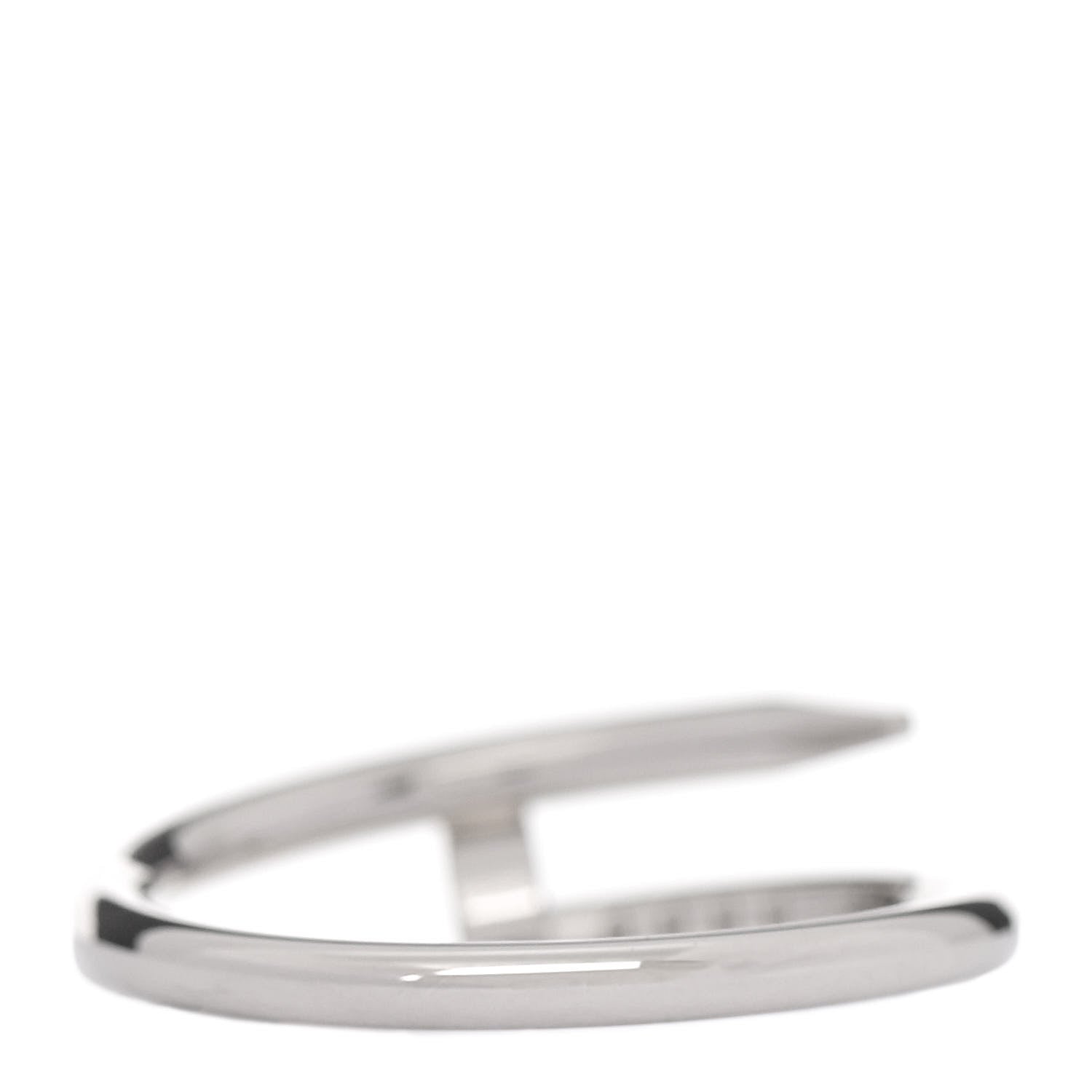 Cartier 18K White Gold Small Juste Un Clou Ring 48 4.5 3 of 6